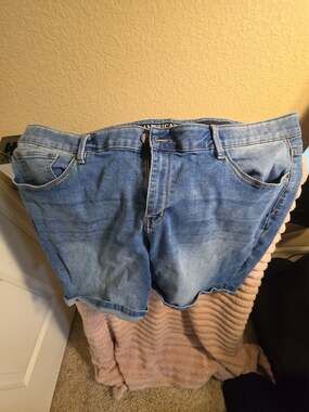 American Star Women's Plus Size Denim Bermuda Shorts, Size 22W